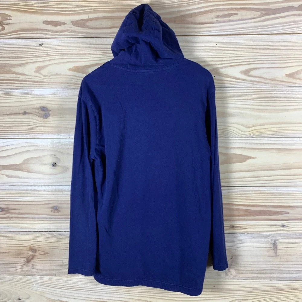Nike Paris Saint-Germain Hoodie Mens Large Blue Orange PSG‎ Soccer T-Shirt